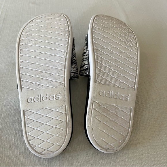 Adidas Synthetic Adilette Three Stripe Life Comfort Slides - Picture 15 of 17